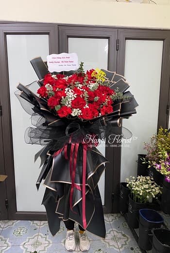 Bó Hoa Hồng Đỏ Nhập Khẩu Tặng Người Yêu