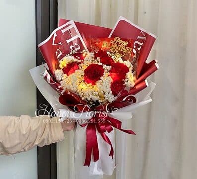 Bó Hoa Hồng Nhỏ Xinh Tặng Bạn Gái